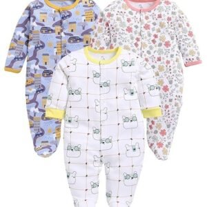 BabyGo Half Sleeve Rompers Combo 100% Cotton for New Born Baby |Romper